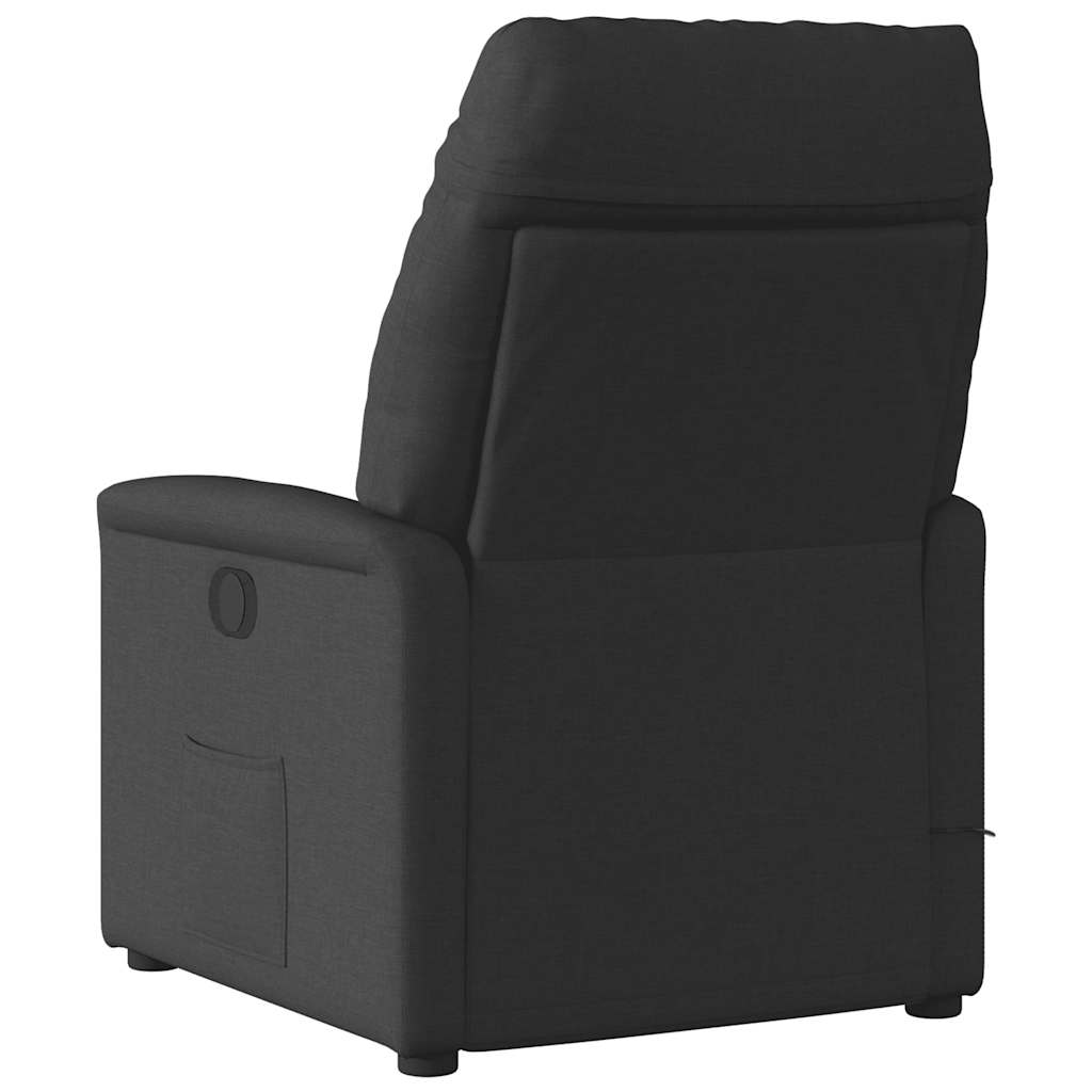 Massagestoel elektrisch verstelbaar stof zwart is nu te koop bij PeponiXL, paradijselijk wonen!