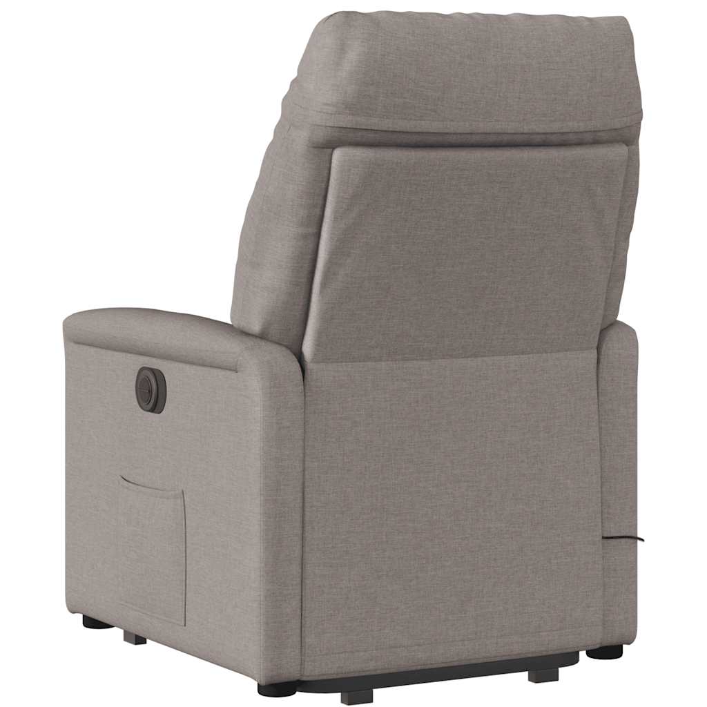 Sta-op-massagestoel verstelbaar stof taupe is nu te koop bij PeponiXL, paradijselijk wonen!