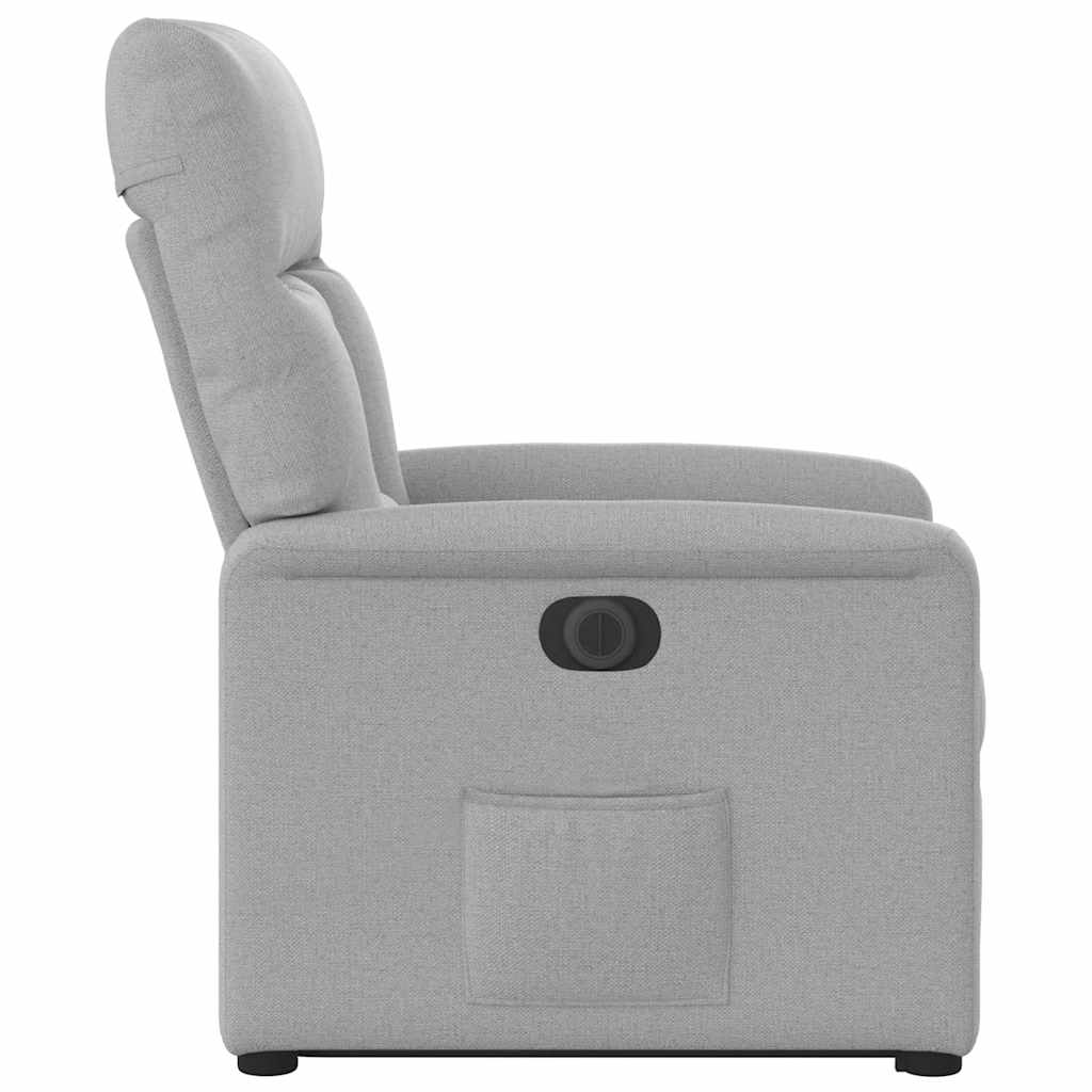Sta-op-stoel elektrisch verstelbaar stof wolk grijs is nu te koop bij PeponiXL, paradijselijk wonen!
