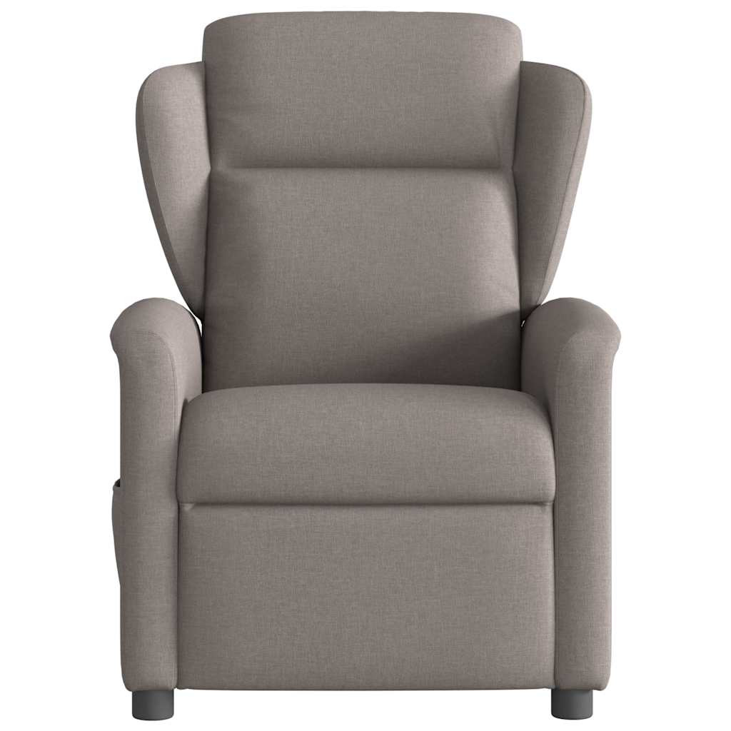 Fauteuil verstelbaar elektrisch stof taupe is nu te koop bij PeponiXL, paradijselijk wonen!