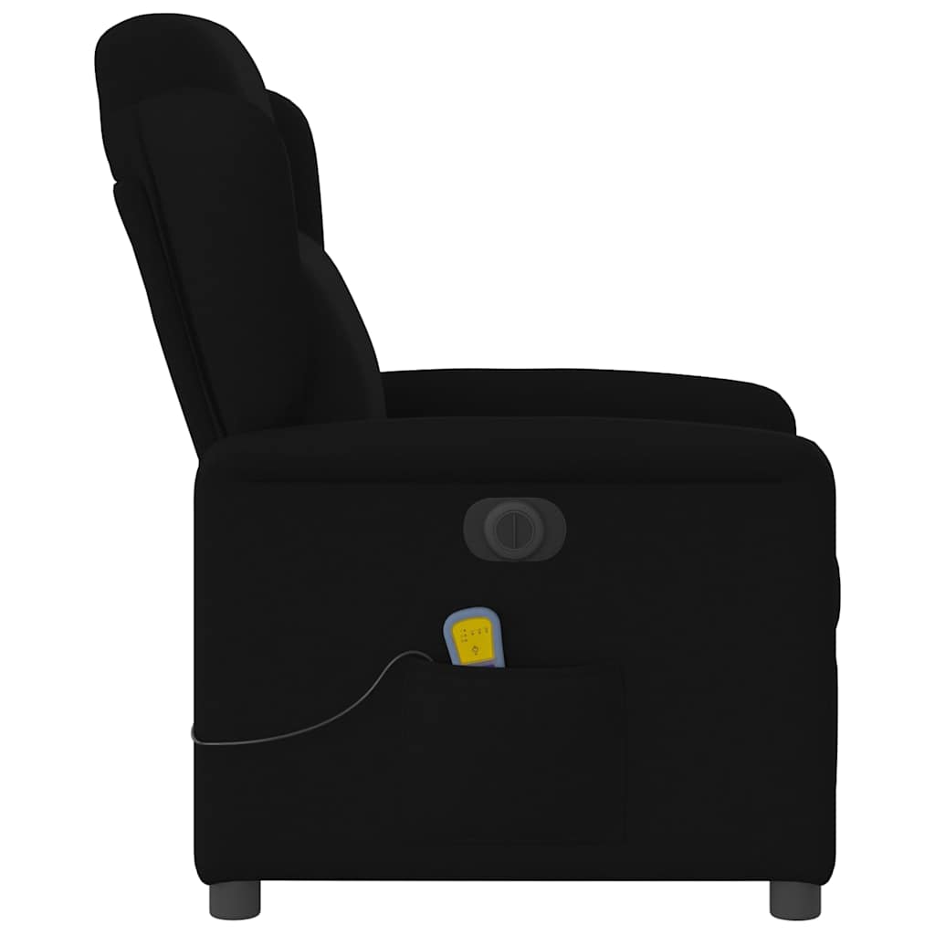 Massagestoel elektrisch verstelbaar stof zwart is nu te koop bij PeponiXL, paradijselijk wonen!
