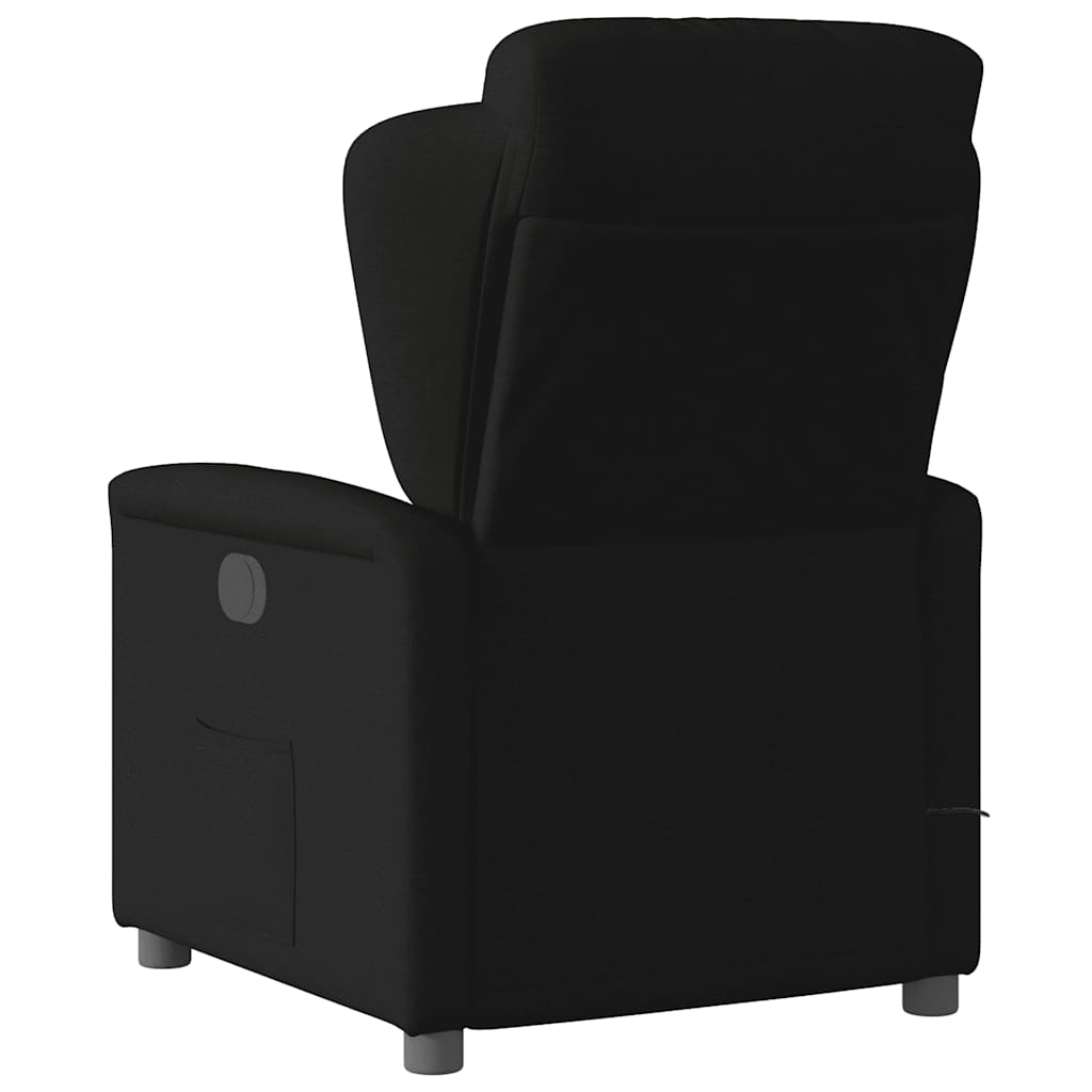 Massagestoel elektrisch verstelbaar stof zwart is nu te koop bij PeponiXL, paradijselijk wonen!