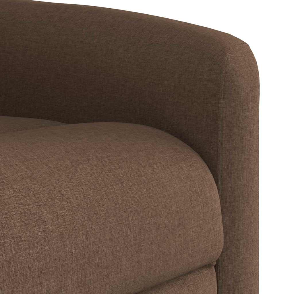 Massagestoel elektrisch verstelbaar stof bruin is nu te koop bij PeponiXL, paradijselijk wonen!