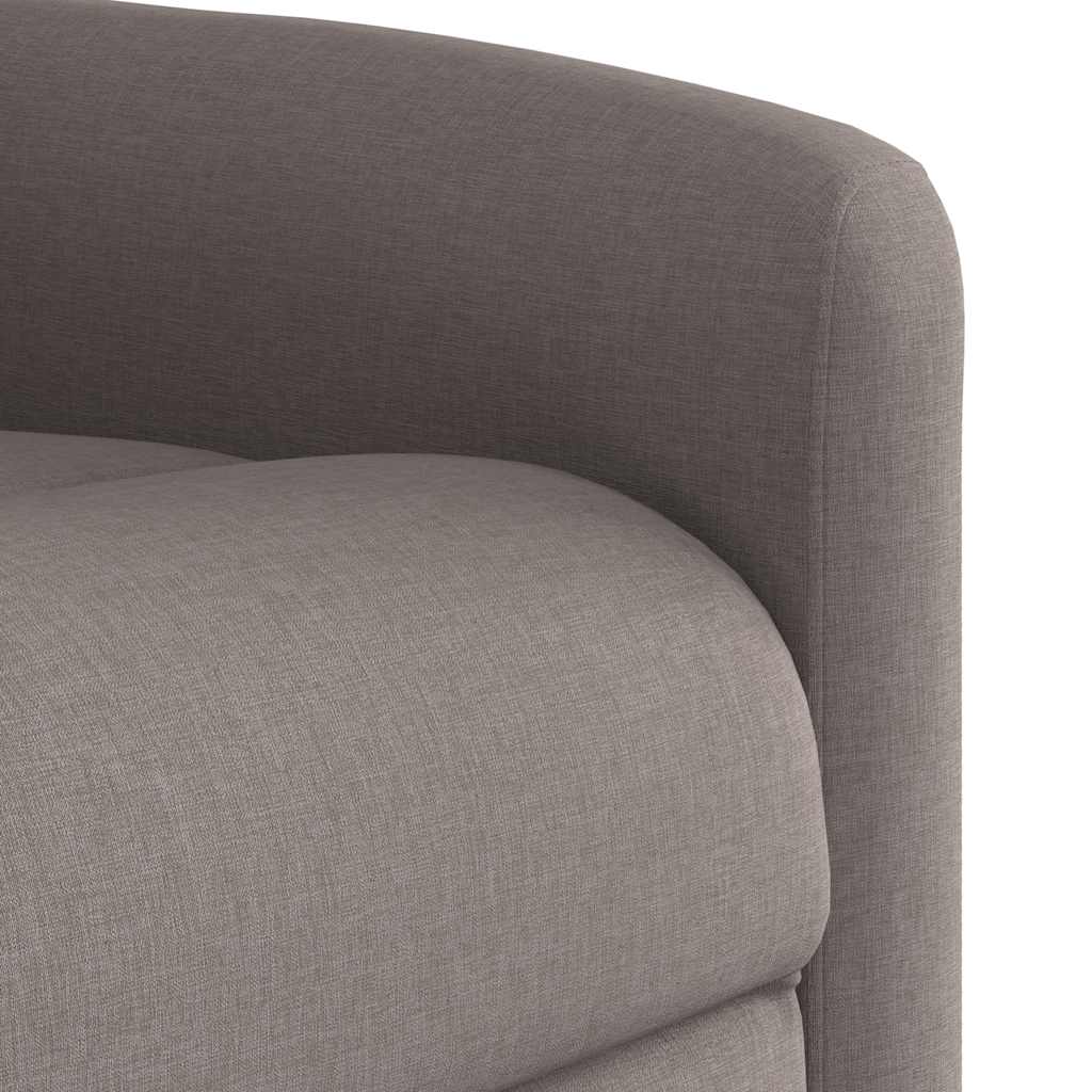 Massagestoel elektrisch verstelbaar stof taupe is nu te koop bij PeponiXL, paradijselijk wonen!