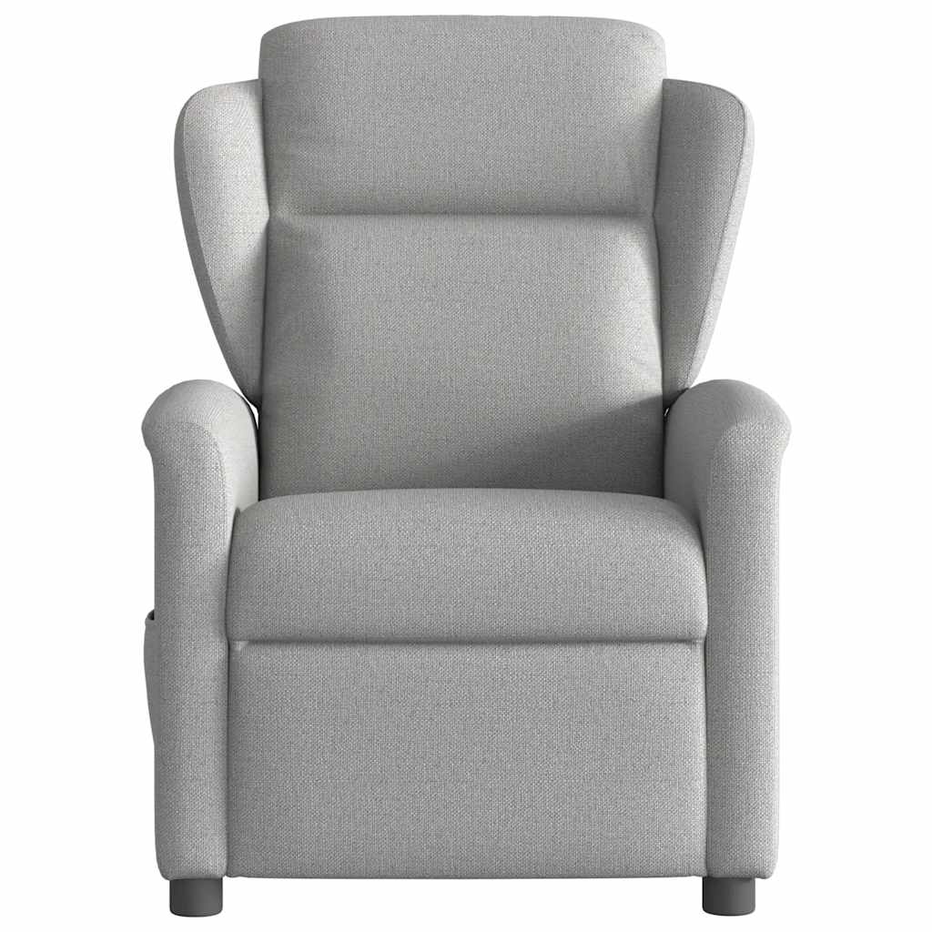 Massagestoel elektrisch verstelbaar stof wolk grijs is nu te koop bij PeponiXL, paradijselijk wonen!