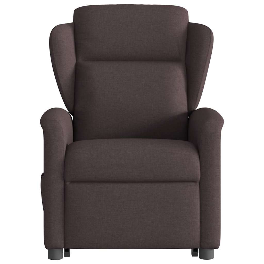 Sta-op-massagestoel verstelbaar stof donkerbruin is nu te koop bij PeponiXL, paradijselijk wonen!