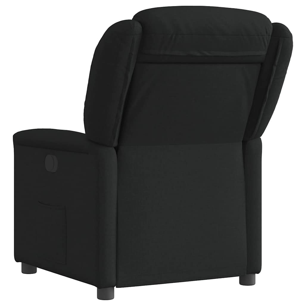 Fauteuil verstelbaar elektrisch stof zwart is nu te koop bij PeponiXL, paradijselijk wonen!