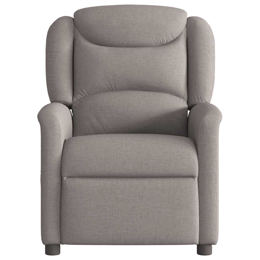 Fauteuil verstelbaar elektrisch stof taupe is nu te koop bij PeponiXL, paradijselijk wonen!