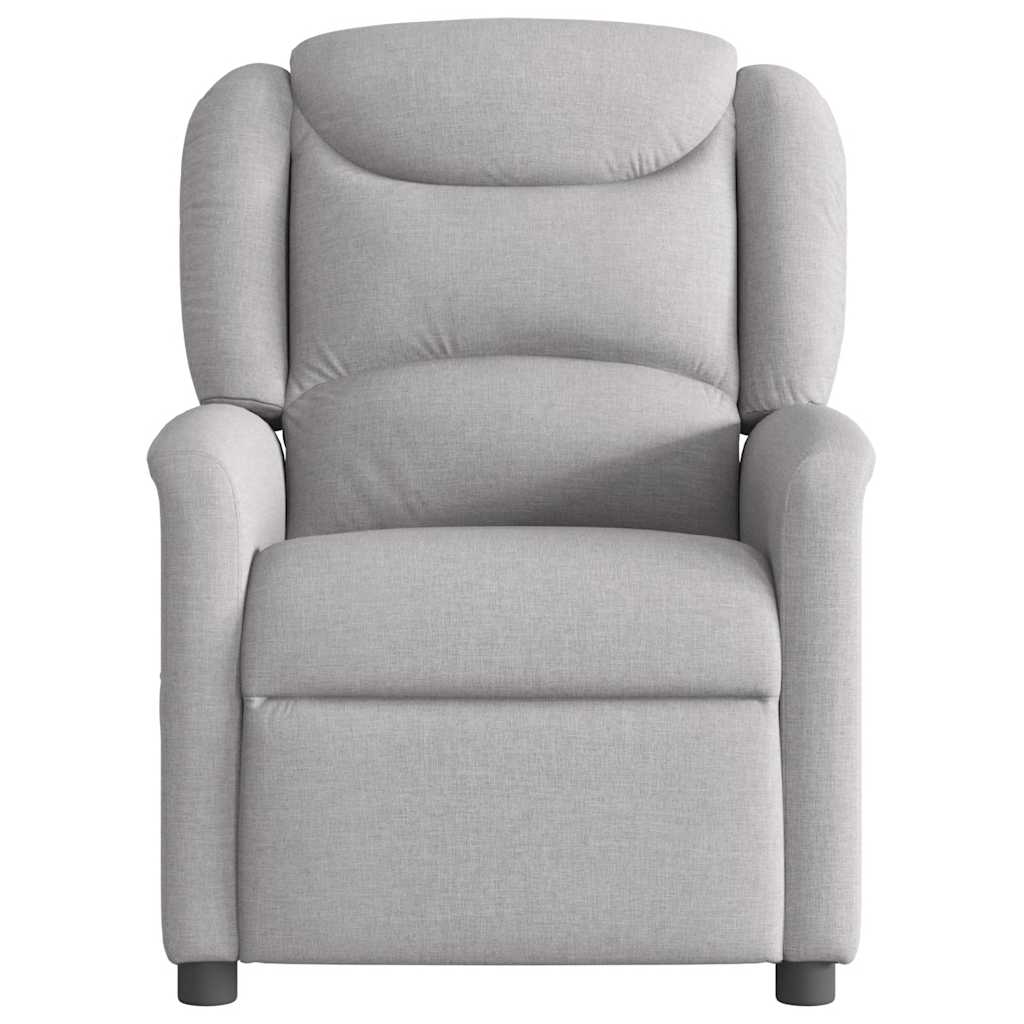 Massagestoel elektrisch verstelbaar stof wolk grijs is nu te koop bij PeponiXL, paradijselijk wonen!