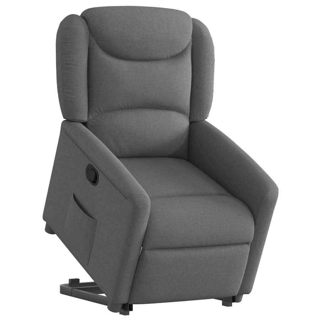 Sta-op-stoel verstelbaar stof donkergrijs is nu te koop bij PeponiXL, paradijselijk wonen!