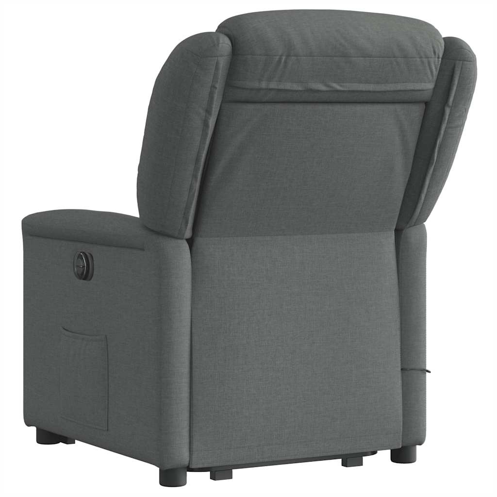 Sta-op-massagestoel verstelbaar stof donkergrijs is nu te koop bij PeponiXL, paradijselijk wonen!