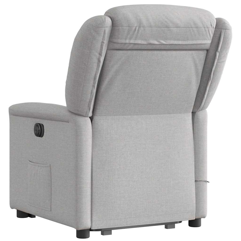 Sta-op-massagestoel verstelbaar stof wolk grijs is nu te koop bij PeponiXL, paradijselijk wonen!
