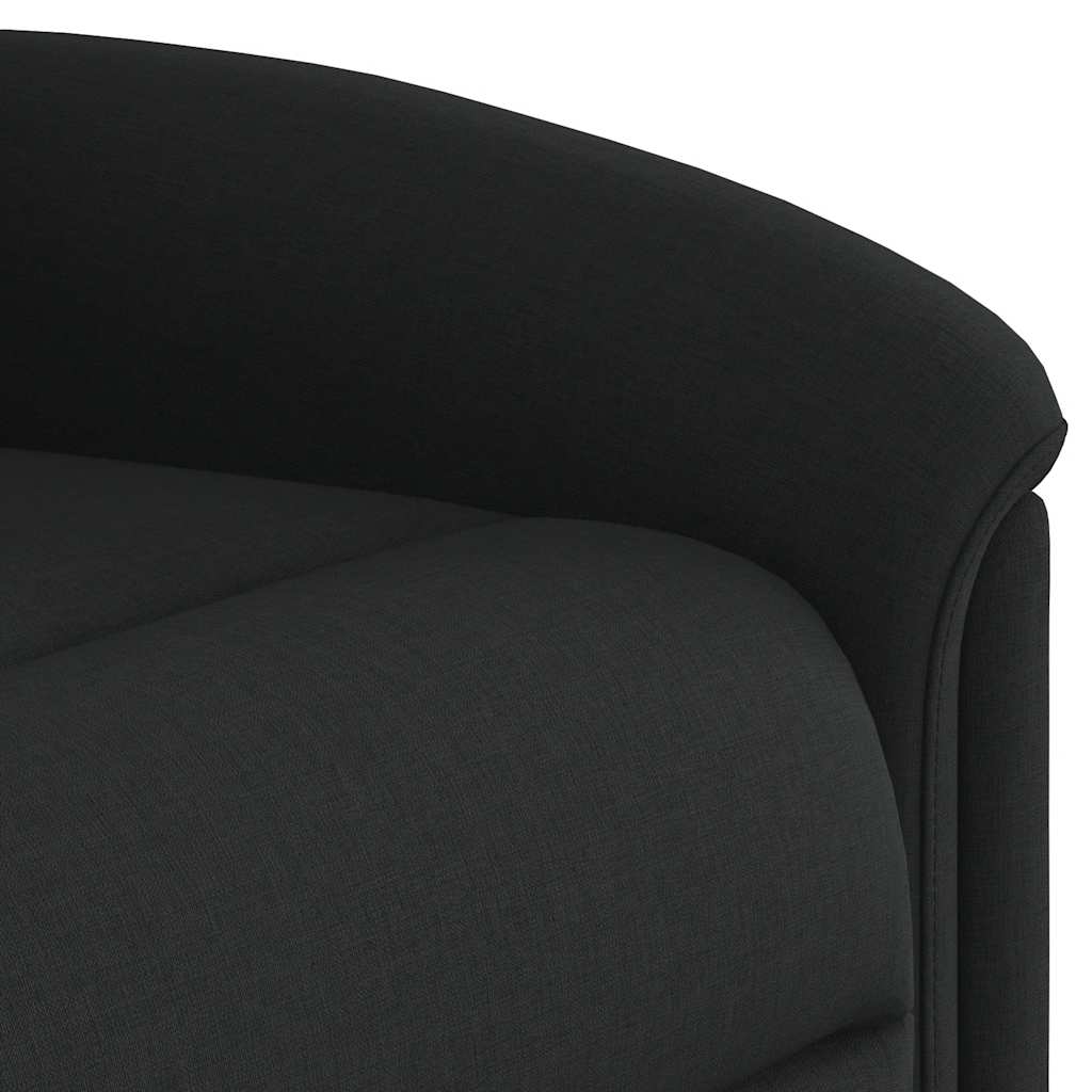 Fauteuil verstelbaar elektrisch stof zwart is nu te koop bij PeponiXL, paradijselijk wonen!