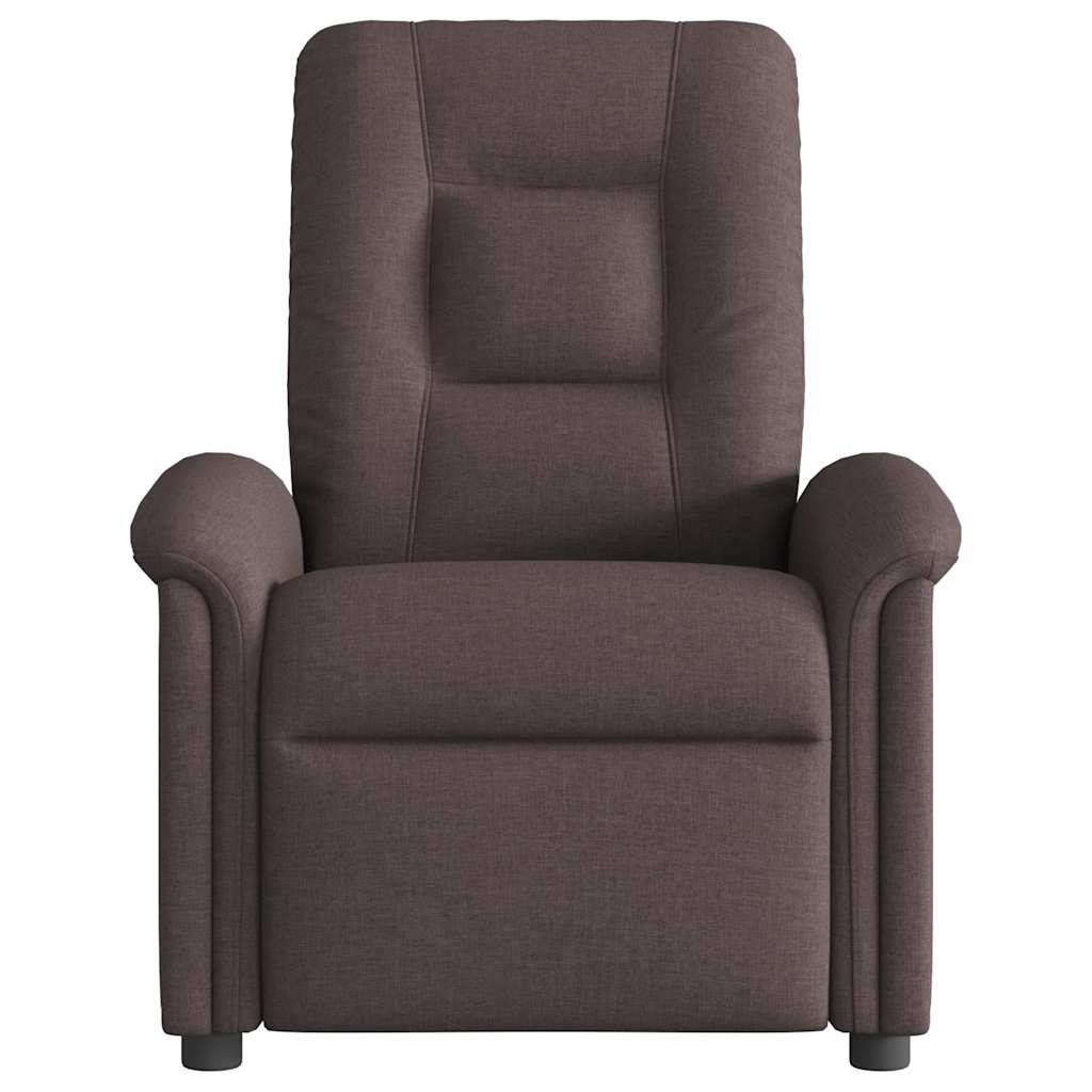 Fauteuil verstelbaar elektrisch stof donkerbruin is nu te koop bij PeponiXL, paradijselijk wonen!