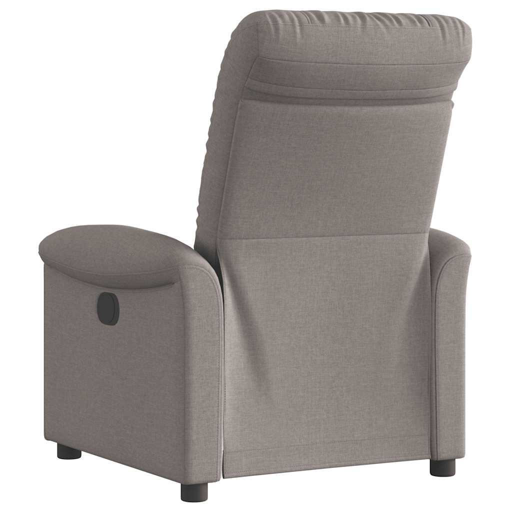 Fauteuil verstelbaar elektrisch stof taupe is nu te koop bij PeponiXL, paradijselijk wonen!