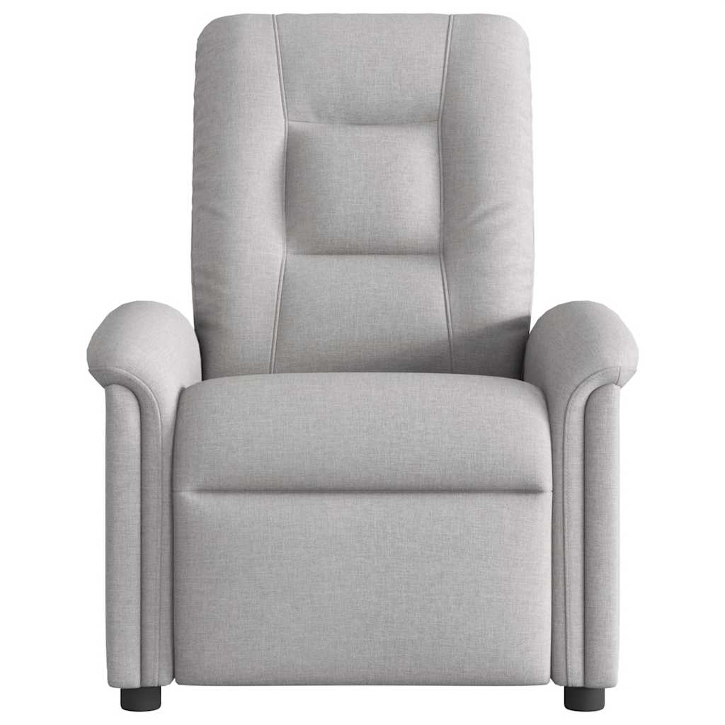 Fauteuil elektrisch verstelbaar stof wolk grijs is nu te koop bij PeponiXL, paradijselijk wonen!