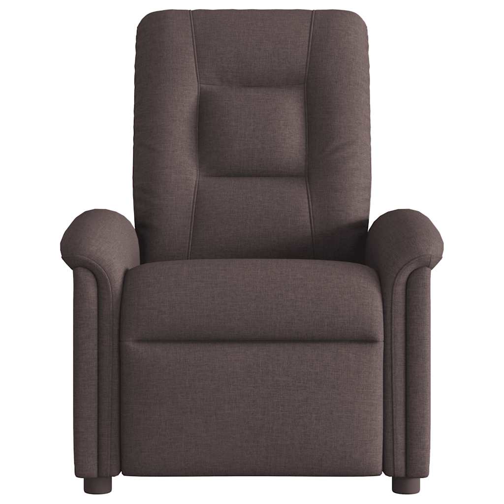 Massagestoel elektrisch verstelbaar stof donkerbruin is nu te koop bij PeponiXL, paradijselijk wonen!