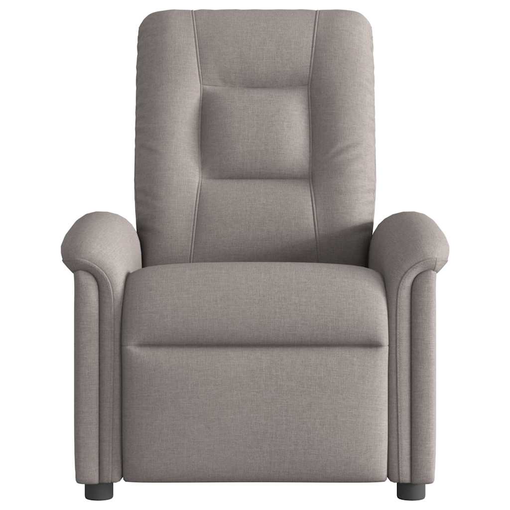 Massagestoel elektrisch verstelbaar stof taupe is nu te koop bij PeponiXL, paradijselijk wonen!
