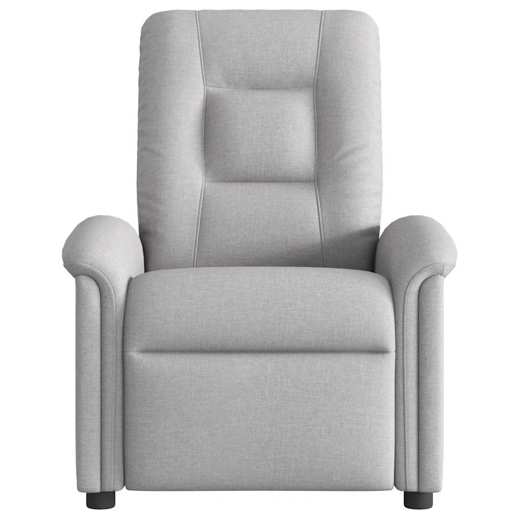 Massagestoel elektrisch verstelbaar stof wolk grijs is nu te koop bij PeponiXL, paradijselijk wonen!