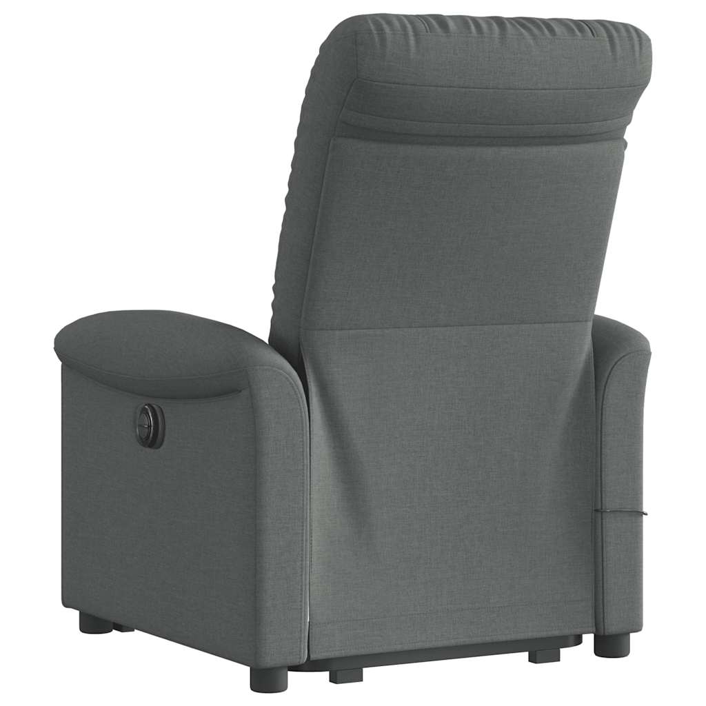 Sta-op-massagestoel verstelbaar stof donkergrijs is nu te koop bij PeponiXL, paradijselijk wonen!