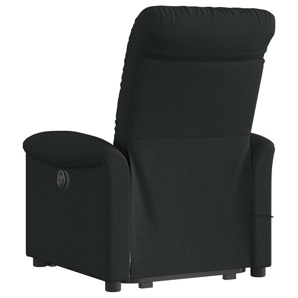 Sta-op-massagestoel verstelbaar stof zwart is nu te koop bij PeponiXL, paradijselijk wonen!