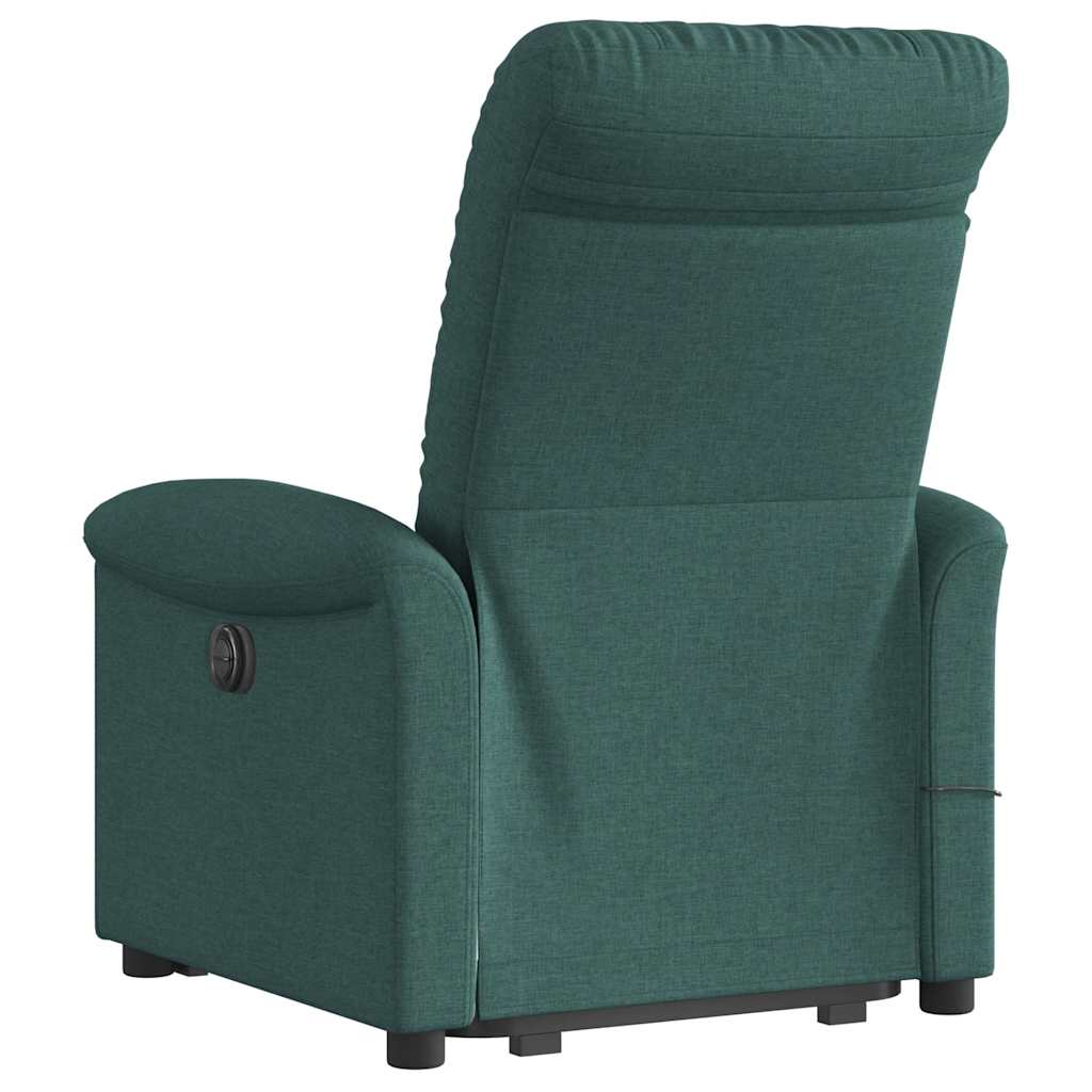 Sta-op-massagestoel verstelbaar stof donkergroen is nu te koop bij PeponiXL, paradijselijk wonen!