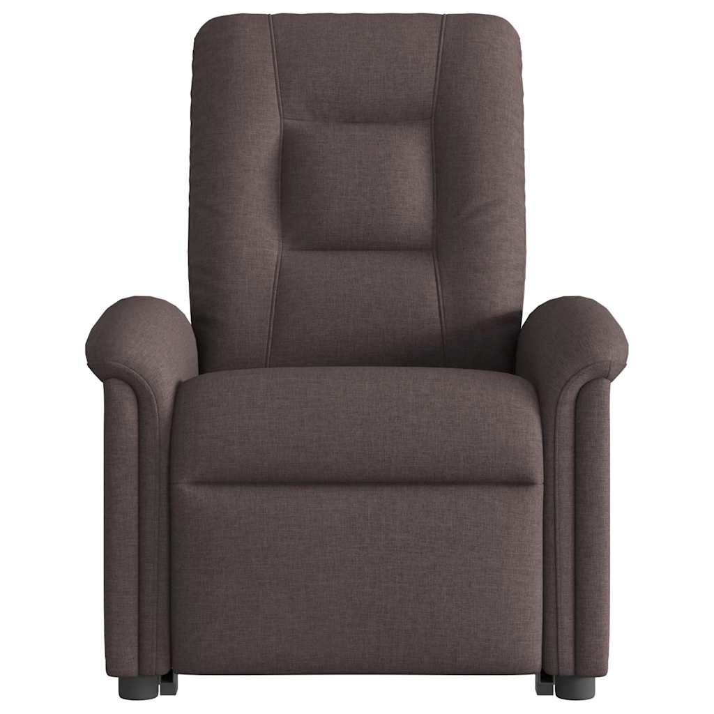 Sta-op-massagestoel elektrisch verstelbaar stof donkerbruin is nu te koop bij PeponiXL, paradijselijk wonen!