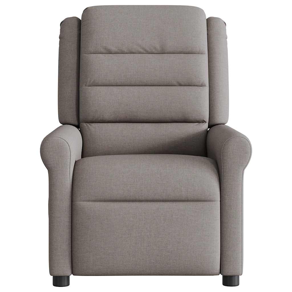 Fauteuil verstelbaar elektrisch stof taupe is nu te koop bij PeponiXL, paradijselijk wonen!
