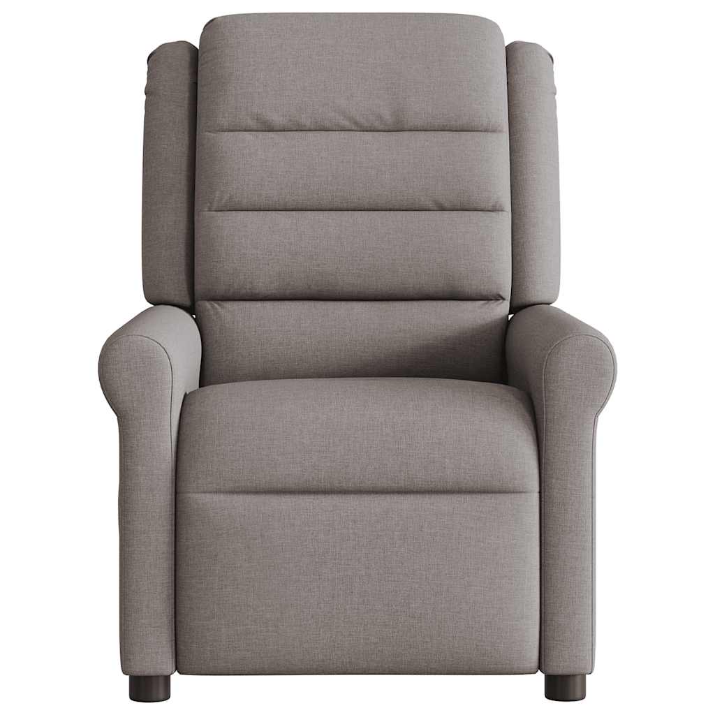 Massagestoel elektrisch verstelbaar stof taupe is nu te koop bij PeponiXL, paradijselijk wonen!