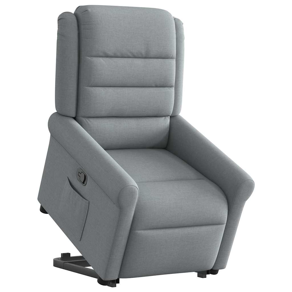 Sta-op-stoel verstelbaar stof lichtgrijs is nu te koop bij PeponiXL, paradijselijk wonen!