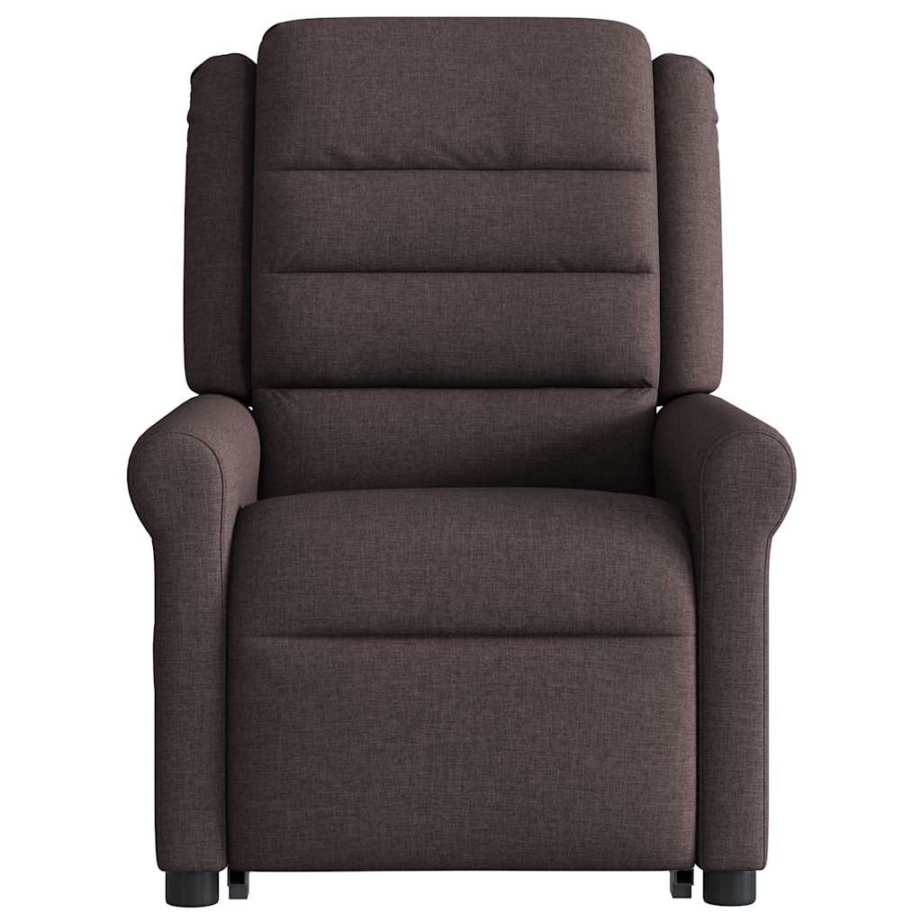 Sta-op-massagestoel verstelbaar stof donkerbruin is nu te koop bij PeponiXL, paradijselijk wonen!