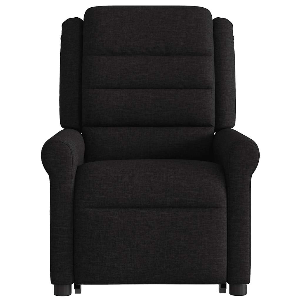 Sta-op-massagestoel elektrisch verstelbaar stof zwart is nu te koop bij PeponiXL, paradijselijk wonen!
