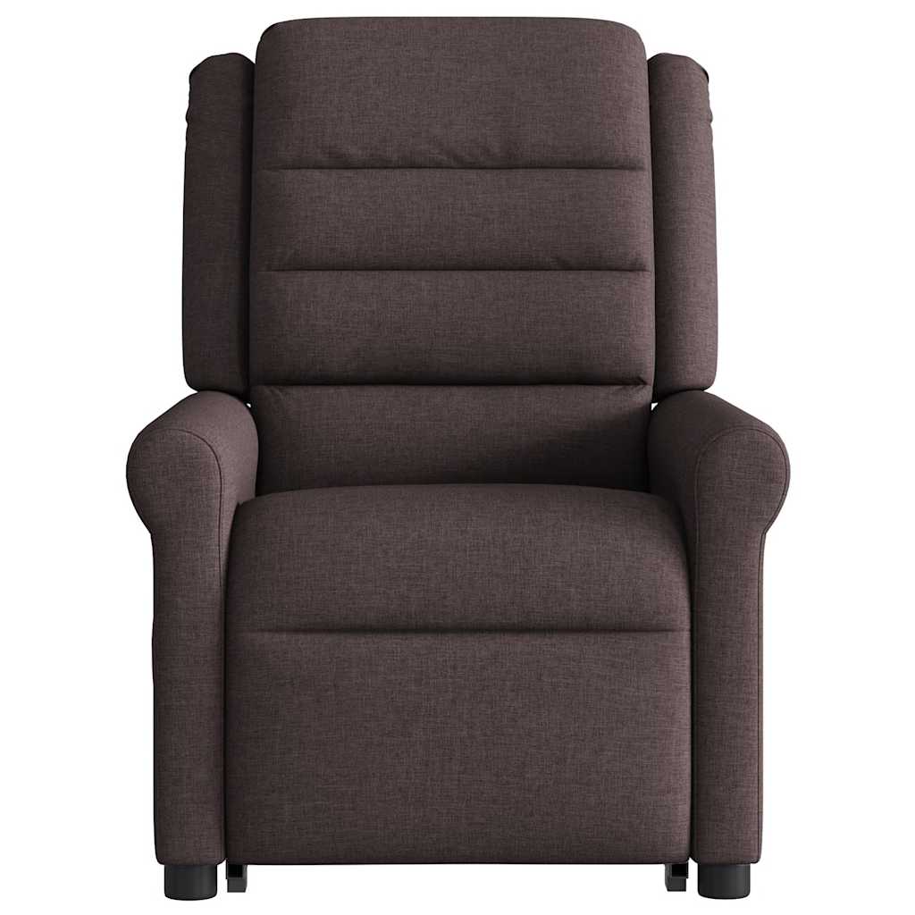 Sta-op-massagestoel elektrisch verstelbaar stof donkerbruin is nu te koop bij PeponiXL, paradijselijk wonen!