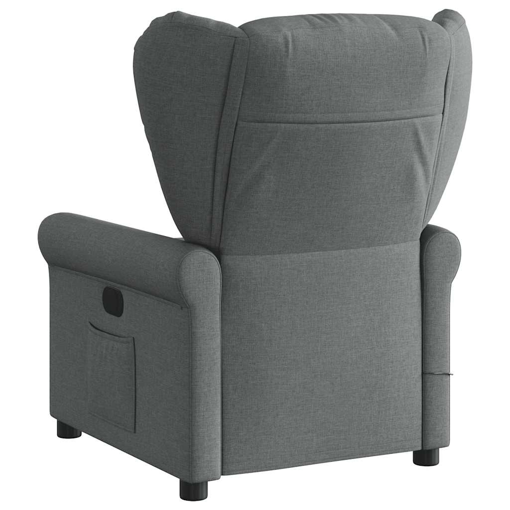 Massagestoel elektrisch verstelbaar stof donkergrijs is nu te koop bij PeponiXL, paradijselijk wonen!