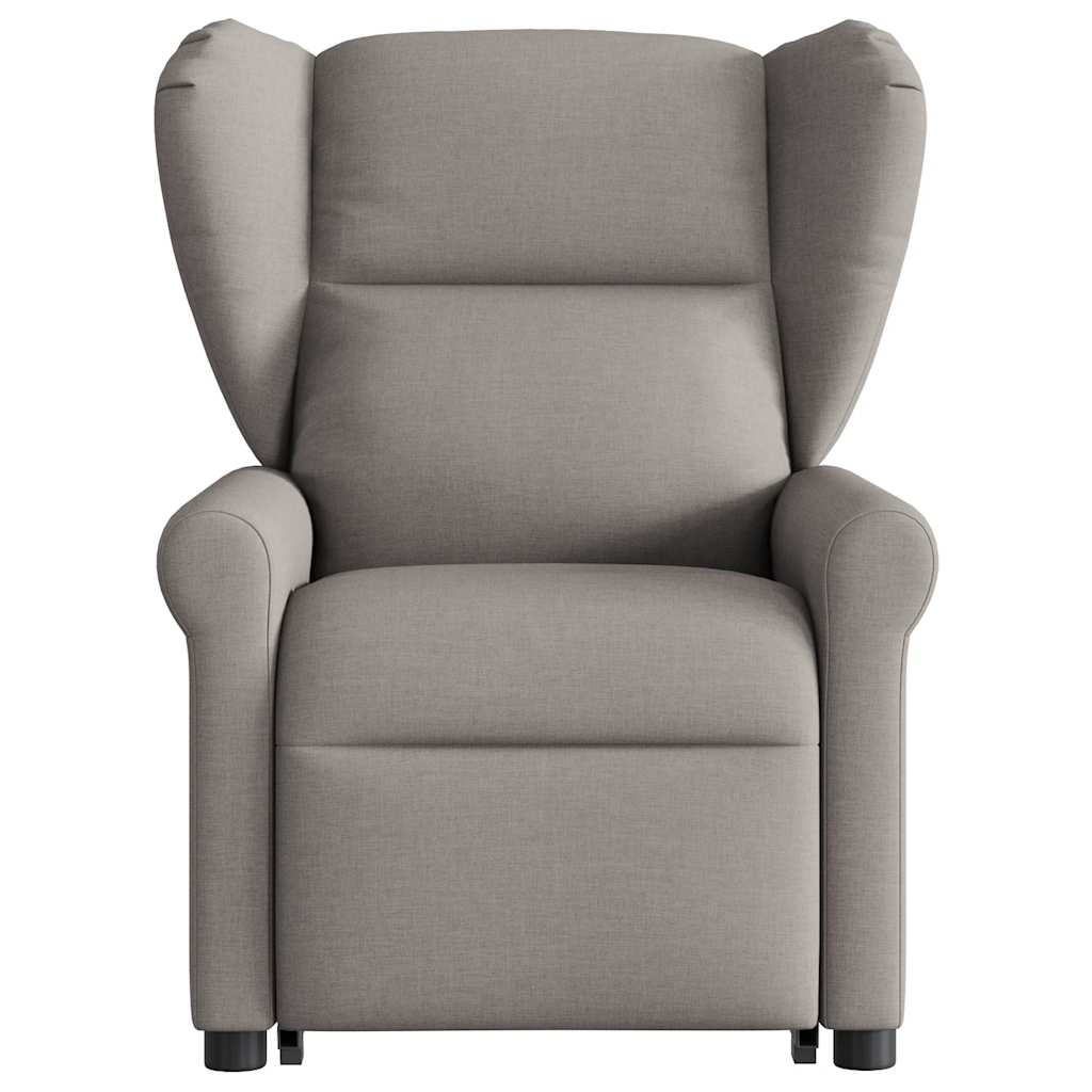 Sta-op-massagestoel verstelbaar stof taupe is nu te koop bij PeponiXL, paradijselijk wonen!