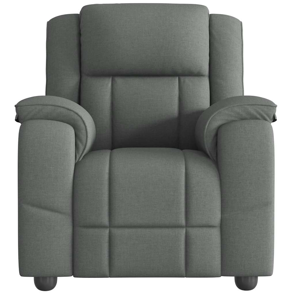 Relaxfauteuil donkergrijze stof is nu te koop bij PeponiXL, paradijselijk wonen!