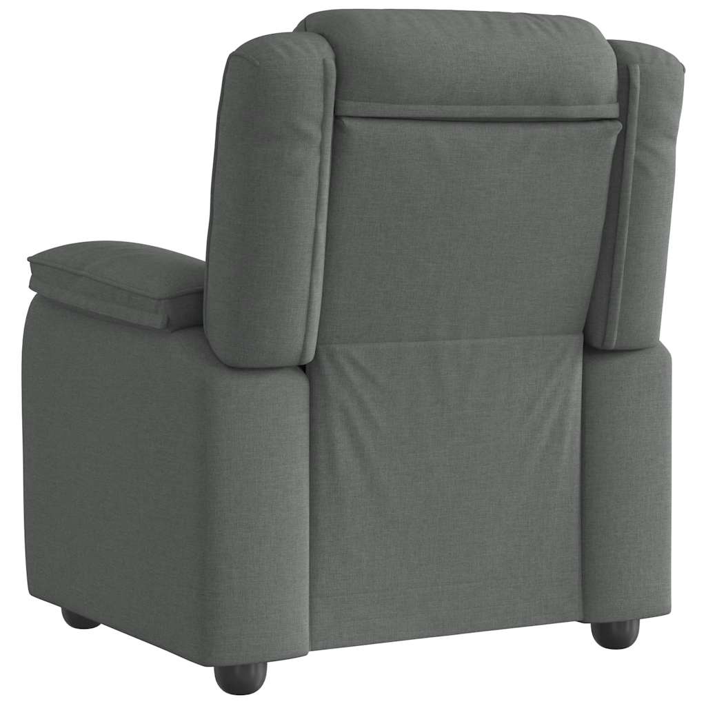 Relaxfauteuil donkergrijze stof is nu te koop bij PeponiXL, paradijselijk wonen!