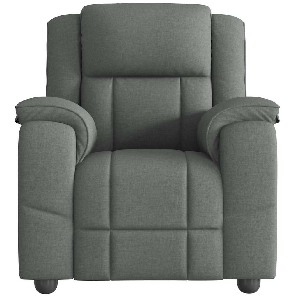 Massagestoel in donkergrijze stof is nu te koop bij PeponiXL, paradijselijk wonen!