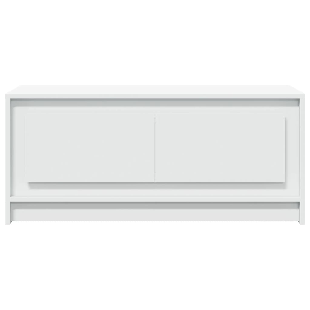 Salontafel met LED-verlichting bewerkt hout wit is nu te koop bij PeponiXL, paradijselijk wonen!