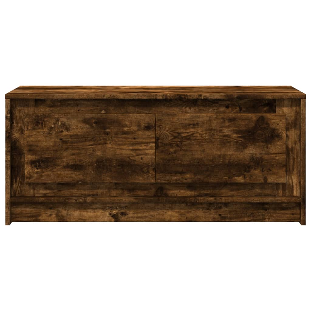 Salontafel met LED-verlichting bewerkt hout gerookt eikenkleur is nu te koop bij PeponiXL, paradijselijk wonen!