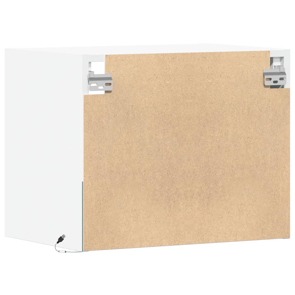 Nachtkastjes met LED's 2 st wandgemonteerd wit is nu te koop bij PeponiXL, paradijselijk wonen!