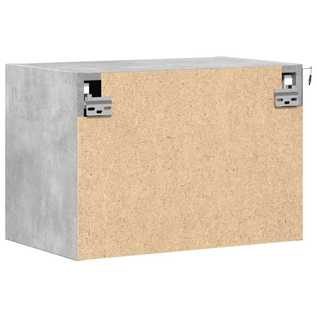 Nachtkastjes met LED's 2 st wandgemonteerd betongrijs is nu te koop bij PeponiXL, paradijselijk wonen!