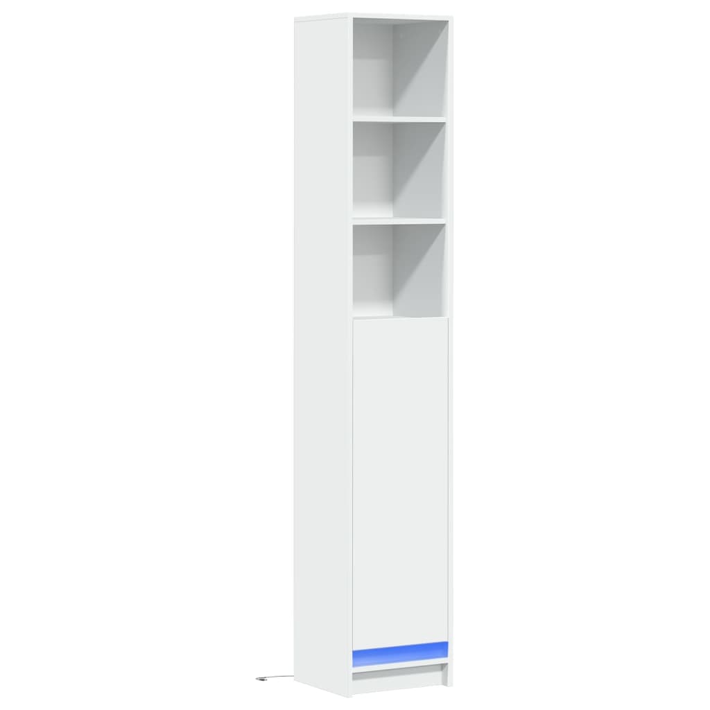 Dressoir met LED 36x32,5x200 cm bewerkt hout wit is nu te koop bij PeponiXL, paradijselijk wonen!