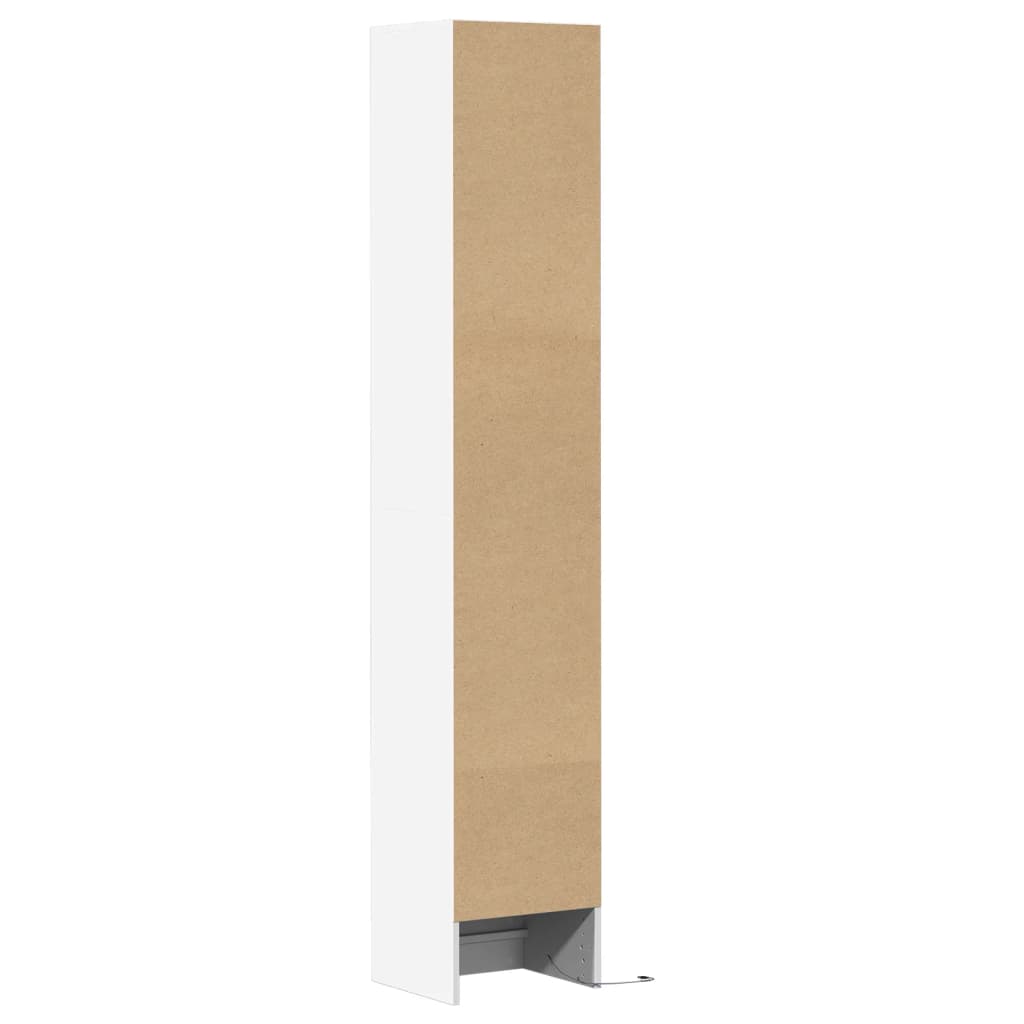 Dressoir met LED 36x32,5x200 cm bewerkt hout wit is nu te koop bij PeponiXL, paradijselijk wonen!
