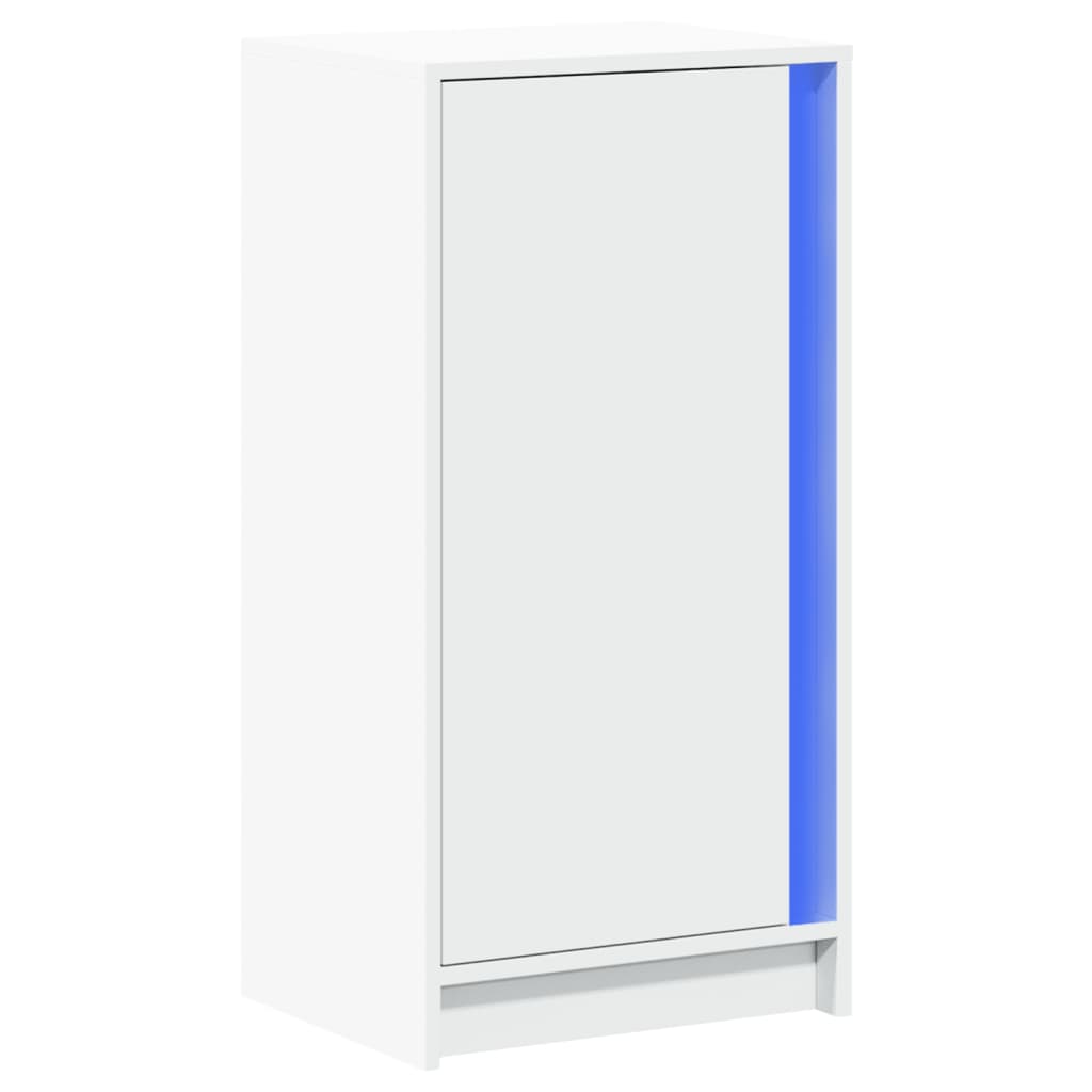 Dressoir met LED 42,5x34x85 cm bewerkt hout wit is nu te koop bij PeponiXL, paradijselijk wonen!
