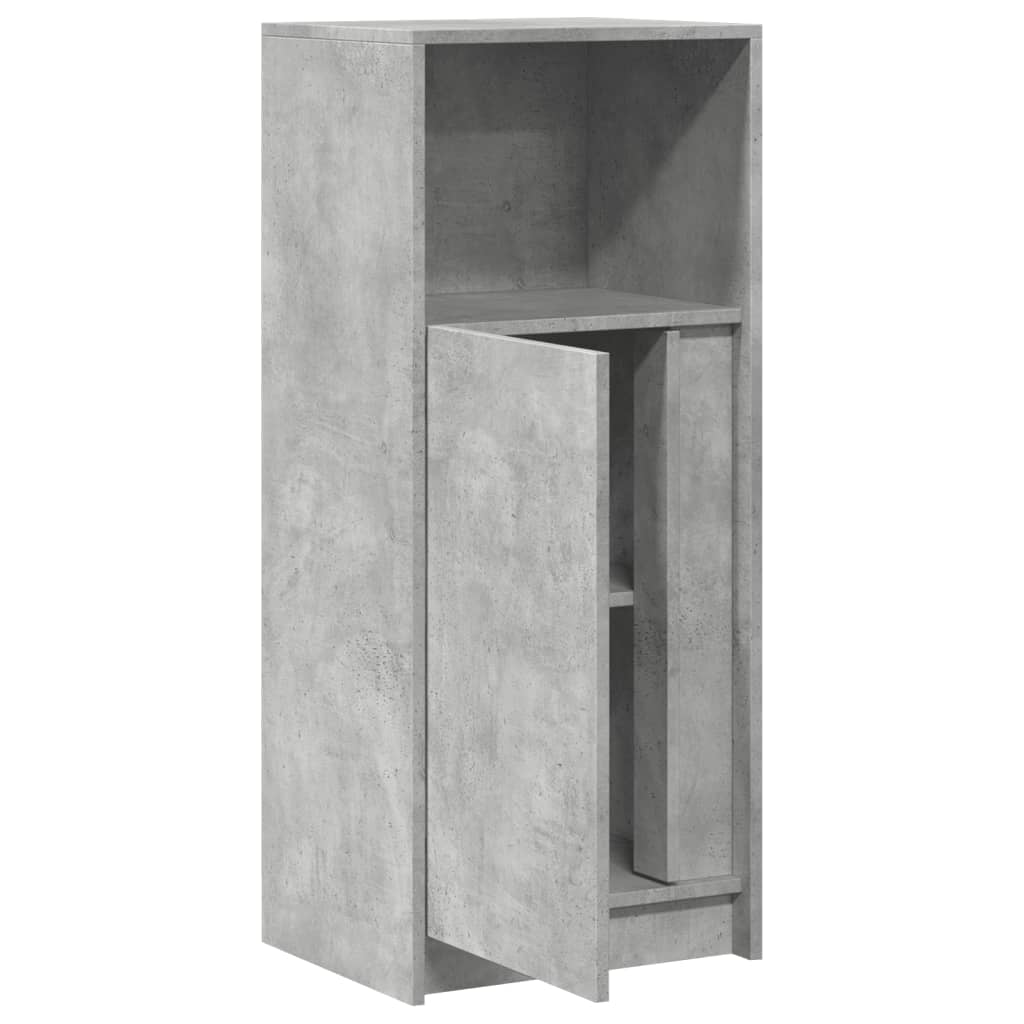 Dressoir met LED 42,5x34x100 cm bewerkt hout betongrijs is nu te koop bij PeponiXL, paradijselijk wonen!
