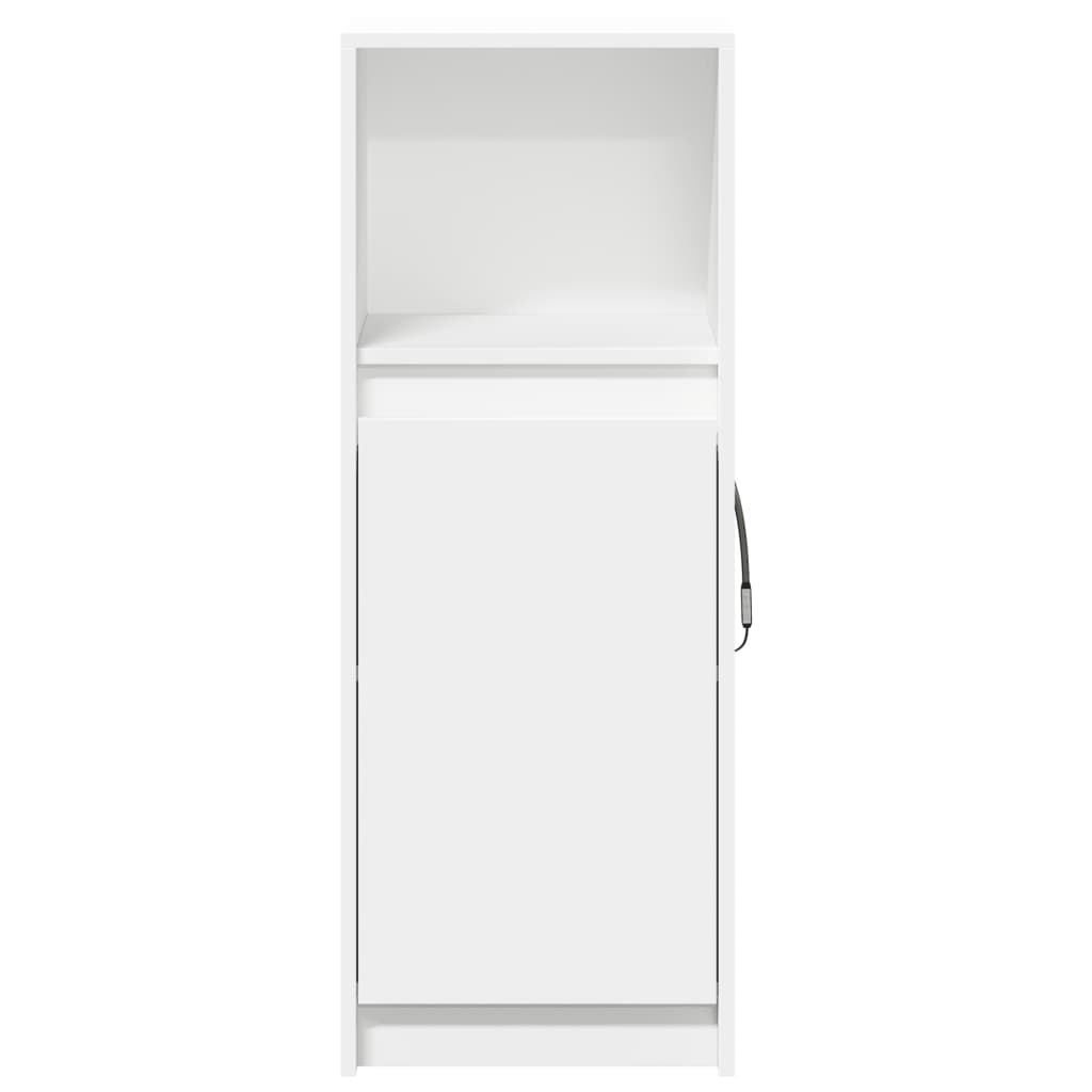 Dressoir met LED 38x34x100 cm bewerkt hout wit is nu te koop bij PeponiXL, paradijselijk wonen!