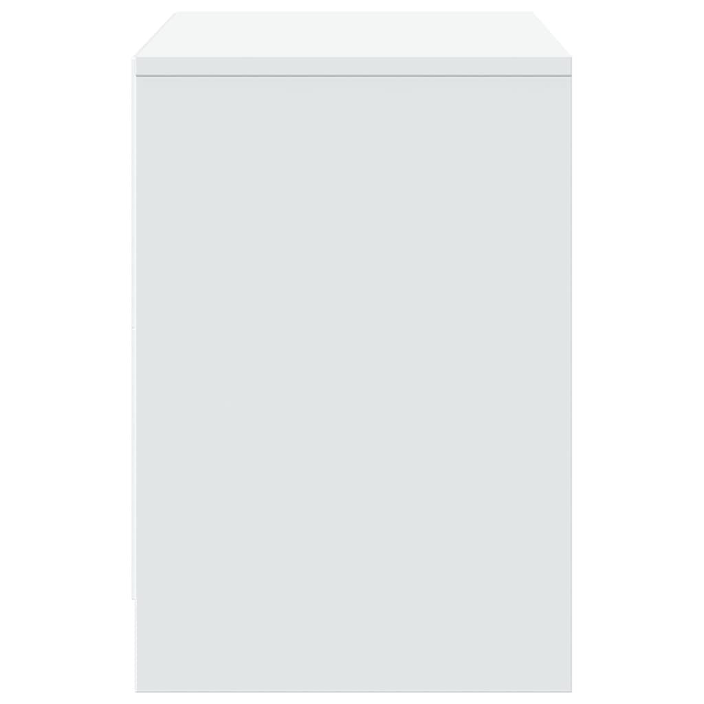 Tv-meubel met LED 100x34x50 cm bewerkt hout wit is nu te koop bij PeponiXL, paradijselijk wonen!