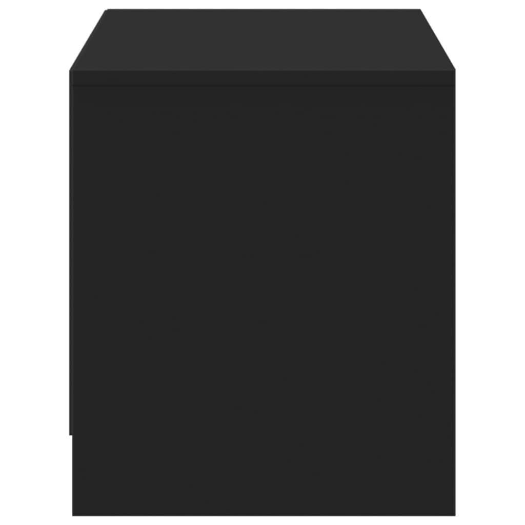 Tv-meubel met LED 97x34x40 cm bewerkt hout zwart is nu te koop bij PeponiXL, paradijselijk wonen!