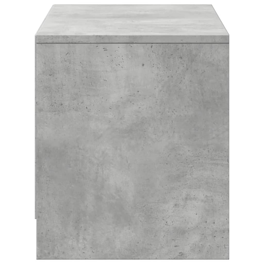 Tv-meubel met LED 97x34x40 cm bewerkt hout betongrijs is nu te koop bij PeponiXL, paradijselijk wonen!